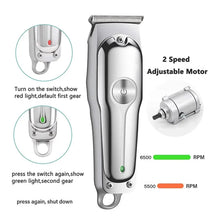 Load image into Gallery viewer, Stainless Steel USB Hair Shaver