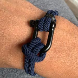 U-shaped Buckle Nylon Braided Bracelet