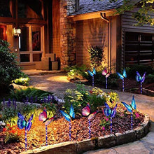 Load image into Gallery viewer, Solar Butterfly Stake Light, 3 Pack
