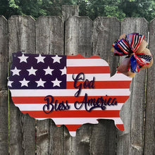 Load image into Gallery viewer, America Flag Decorative Board