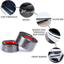 Load image into Gallery viewer, Car Carbon Fiber Threshold Sticker