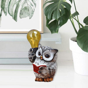Owl Solar Ornament