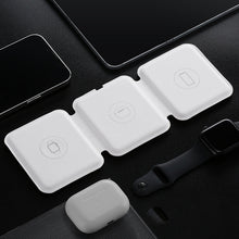 Load image into Gallery viewer, Foldable 3-in-1 Wireless Charger