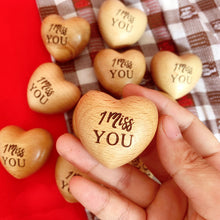 Load image into Gallery viewer, Little Pocket Hug Wooden Heart Token