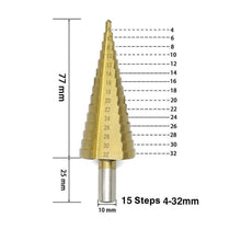 Load image into Gallery viewer, Domom® Titanium Step Drill (3 pieces)