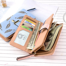Load image into Gallery viewer, WOMEN&#39;S WALLET WITH CUT-OUT DESIGN