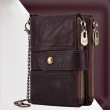 Load image into Gallery viewer, Anti-magnetic Tassel Leather Card Case Coin Purse