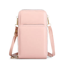 Load image into Gallery viewer, Three-layer Zipper Multifunctional Mobile Phone Bag