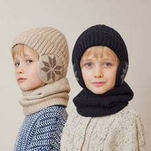 Load image into Gallery viewer, Children&#39;s Winter Fleece Scarf Suit