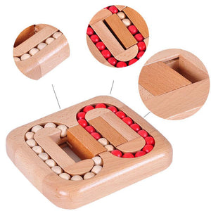 Wood Puzzle Maze Game Toy