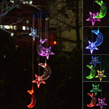 Load image into Gallery viewer, Moon &amp; Stars Solar Light