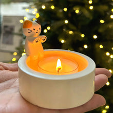Load image into Gallery viewer, Cute Cat Candle Holder