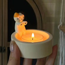Load image into Gallery viewer, Cute Cat Candle Holder