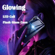 Load image into Gallery viewer, Glowing LED Call Flash Glass Case