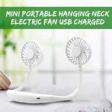 Load image into Gallery viewer, Rechargeable Mini Neck Fans