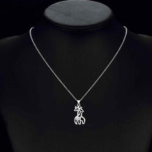 Load image into Gallery viewer, Giraffe Pendant Necklace