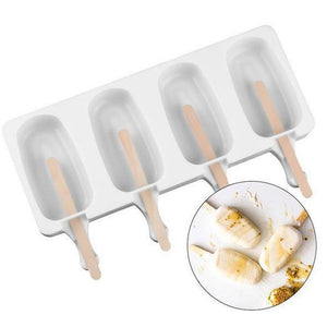 Silicone Easy Cream Mini Ice Cream Bar Mold Set