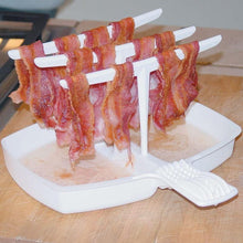 Load image into Gallery viewer, Microwave Bacon Cooker Tray Rack