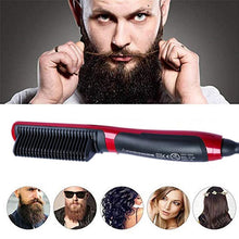 Load image into Gallery viewer, Ceramic straightening hair brush