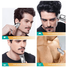 Load image into Gallery viewer, Stainless Steel USB Hair Shaver