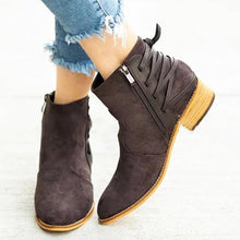 Load image into Gallery viewer, Women Fashion Side Zipper Boots