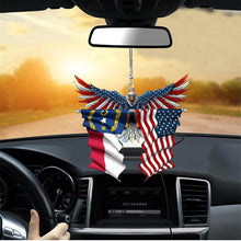 Load image into Gallery viewer, Eagle Flag Hanging Ornament for Car