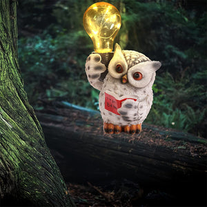 Owl Solar Ornament