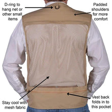 Load image into Gallery viewer, Outdoor Lightweight Mesh Fabric Vest