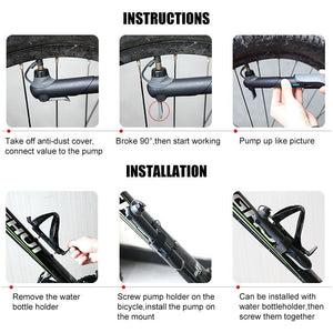 High-pressure Bicycle Pump