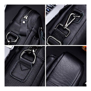 PU Leather Crossbody Bag for Men