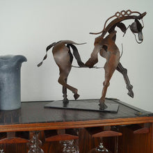 Load image into Gallery viewer, Handmade Adonis Metal Horse Sculpture