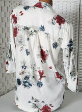 Load image into Gallery viewer, Floral Casual Stand Collar Long Sleeve Blouses