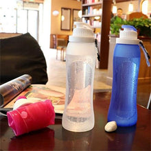 Load image into Gallery viewer, Foldable Silicone Water Bottle