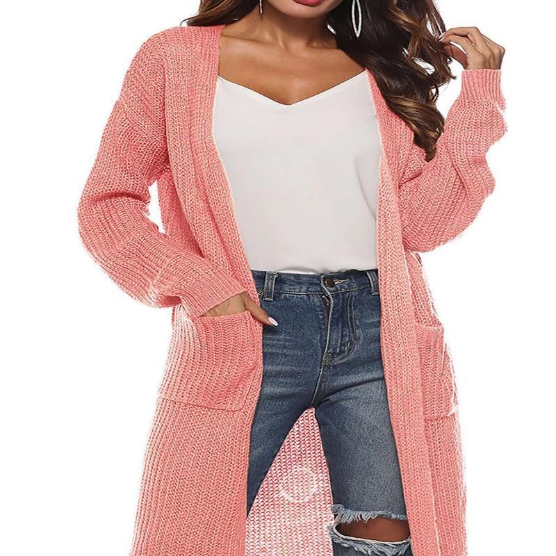 Knitted Acrylic Casual Solid Quilted Coat