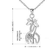 Load image into Gallery viewer, Giraffe Pendant Necklace