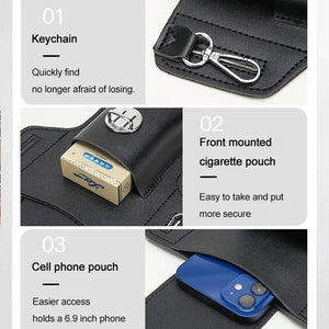 Vertical Mobile Phone Waist Bag