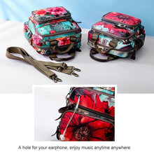 Load image into Gallery viewer, Leisure Style Flower Pattern Backpack