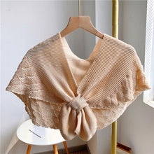 Load image into Gallery viewer, Fishtail Mini Knitted Shawl