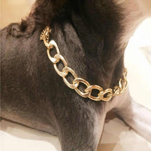 Load image into Gallery viewer, Thick Gold Chain Pets Safety Collar