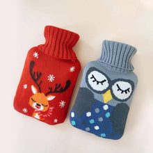 Load image into Gallery viewer, Rubber Hot Water Bottle with Knit Cover