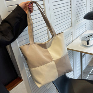Patchwork Check Shoulder Bag