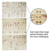 Load image into Gallery viewer, WoodCraft Assembly Puzzle Set