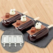 Load image into Gallery viewer, Silicone Easy Cream Mini Ice Cream Bar Mold Set