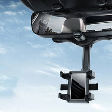 Load image into Gallery viewer, Multifunctional 360 Rotatable Car Rearview Mirror Phone Holder