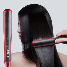 Load image into Gallery viewer, Ceramic straightening hair brush