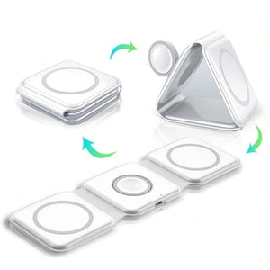 Foldable 3-in-1 Wireless Charger