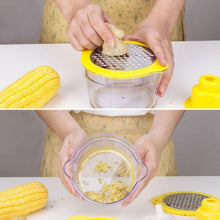 Load image into Gallery viewer, Cob Corn Stripper With Built-In Measuring Cup And Grater