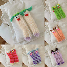 Load image into Gallery viewer, Warm Cozy Fluffy Cartoon Monster Socks