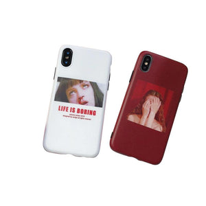 The Girl Silicone iPhone Case
