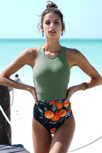 Load image into Gallery viewer, Miss U Print One-piece Swimsuit